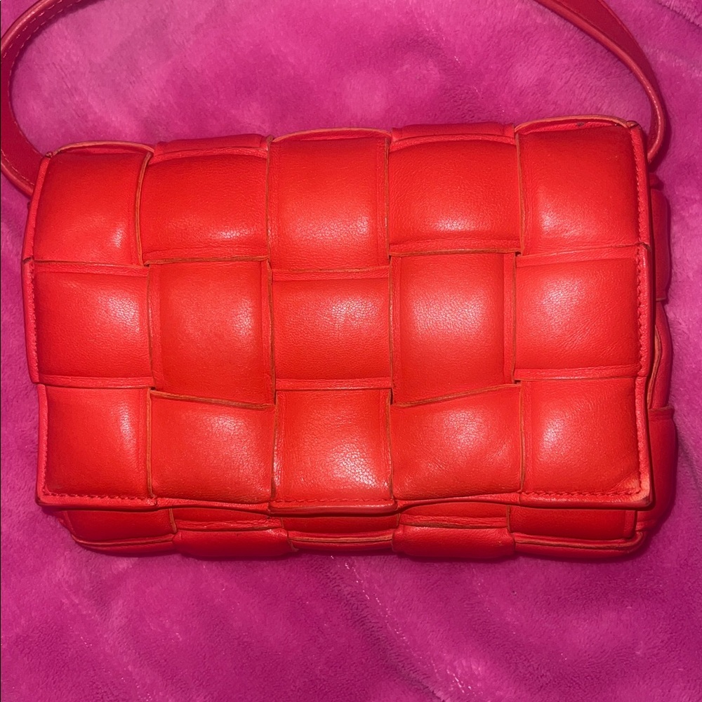 Bottega Veneta padded cassette small sunburst bag